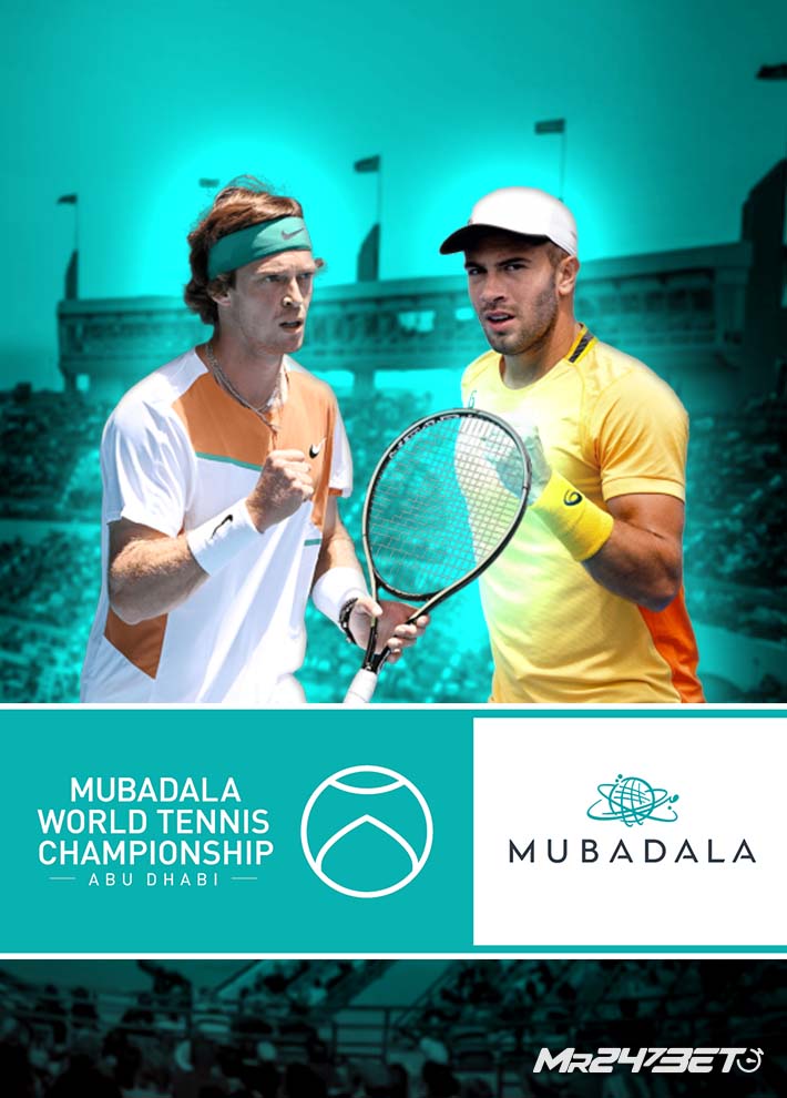 Day 1 Mubadala Tennis Championships Prediction Andrey Rublev vs Borna Coric Mr247Bet mob